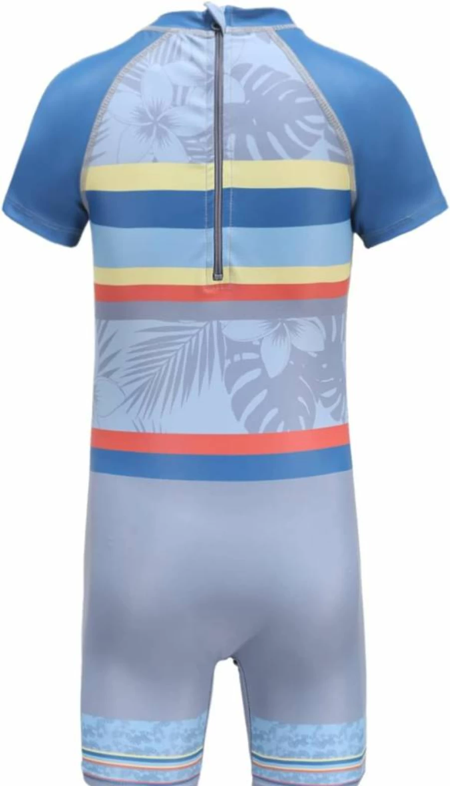 Lollisy UPF 50+ Boys Rash Guard Swimsuits - Short Sleeve One Piece Sun Protection Swim Shirt for Kids