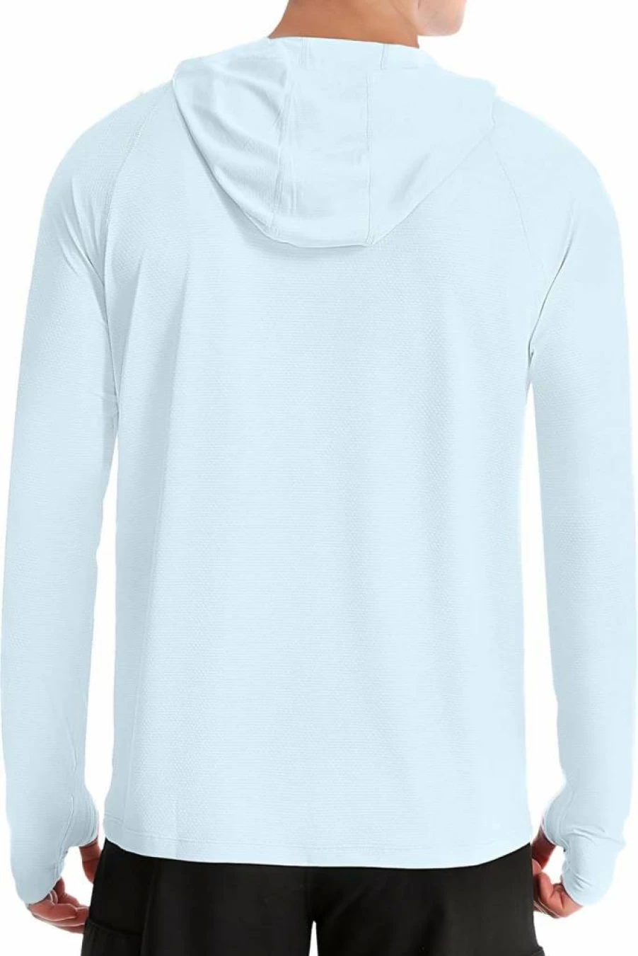 Roadbox UPF 50+ Men's Sun Protection Hoodie - Long Sleeve Fishing Shirt, UV Rash Guard for Swimming, Hiking, Running & Workout