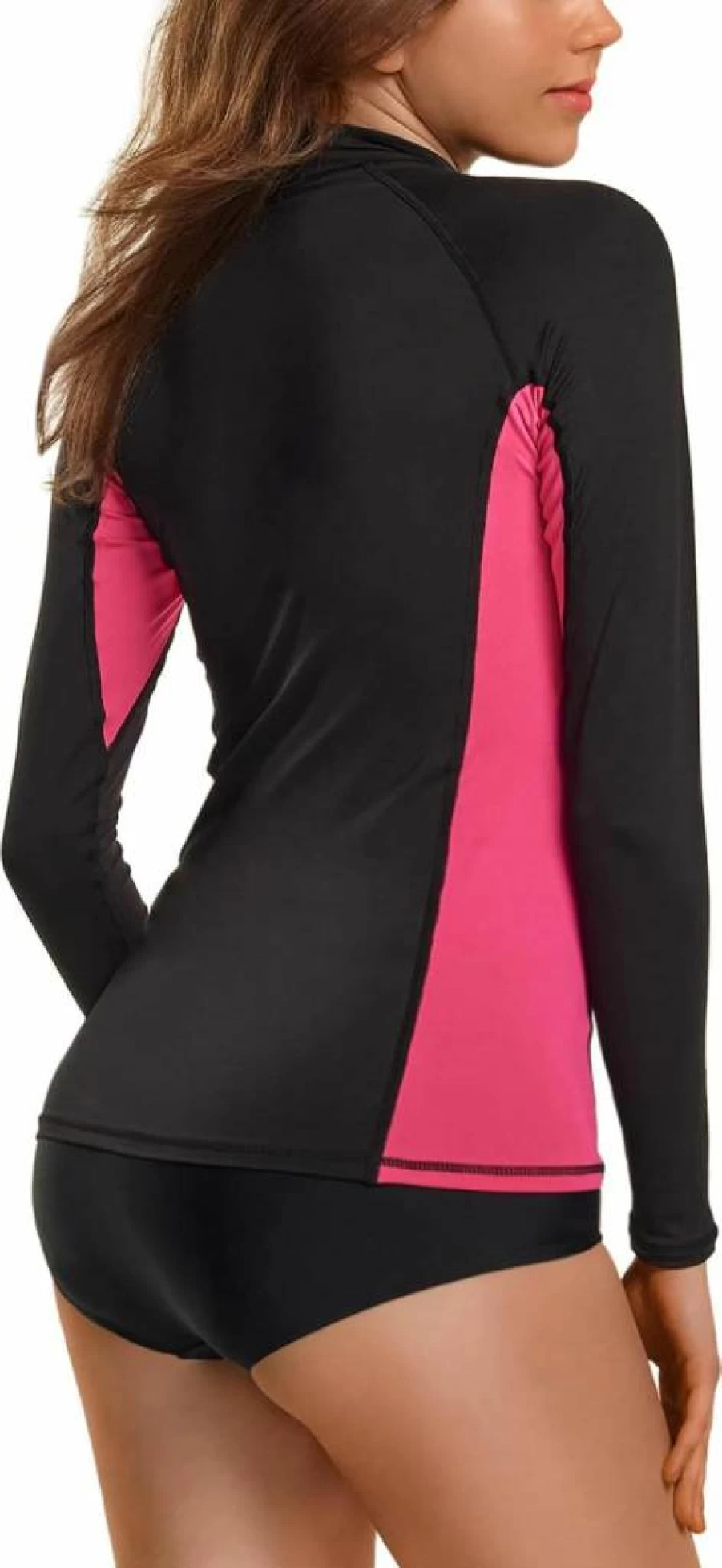 TSLA Women's UPF 50+ Long Sleeve Rash Guard - UV Sun Protection Swim Shirt for Beach, Surf & Water Sports