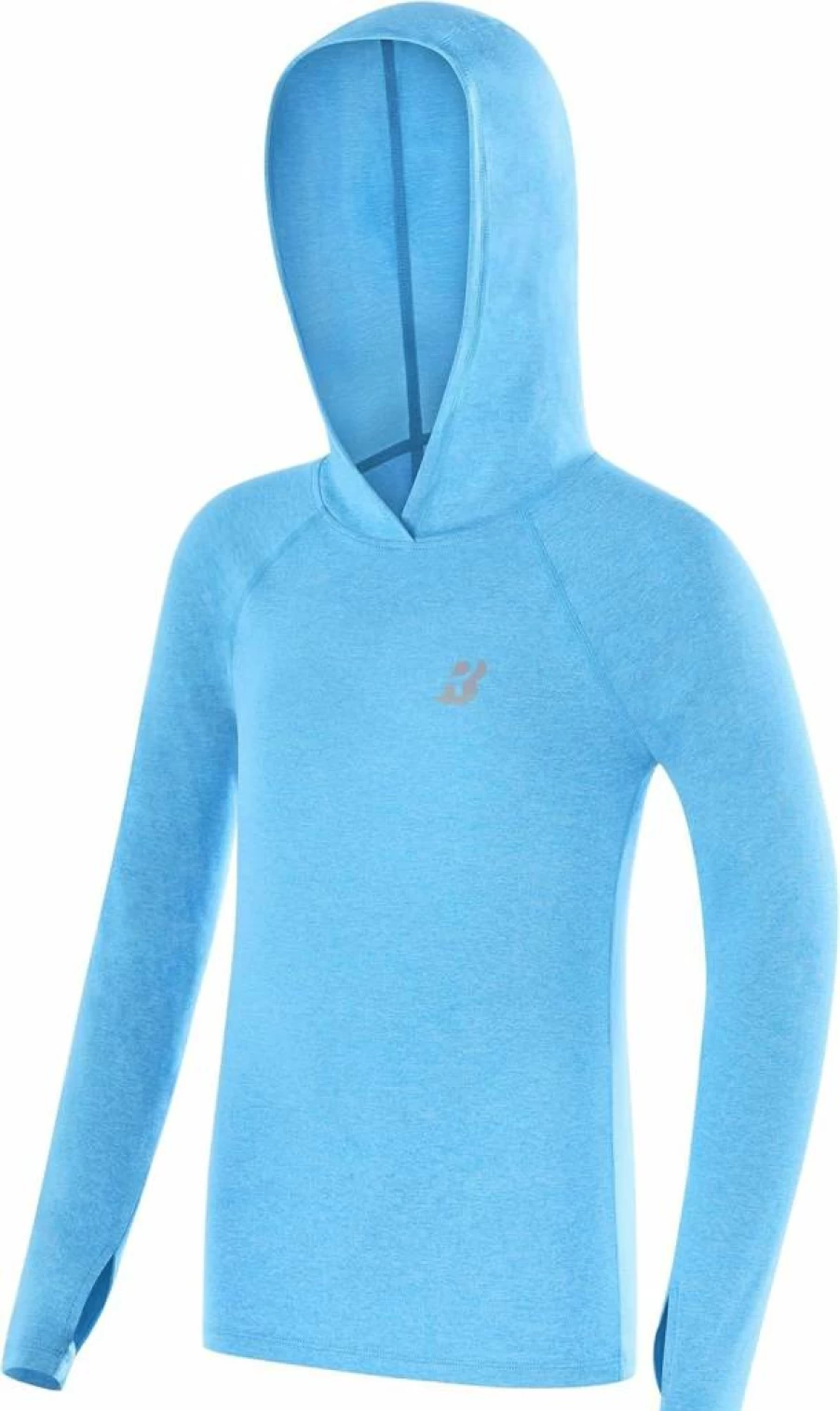 Roadbox UPF 50+ Boys Sun Protection Hoodie - Youth Long Sleeve Rash Guard Shirt for Fishing & Beach Activities