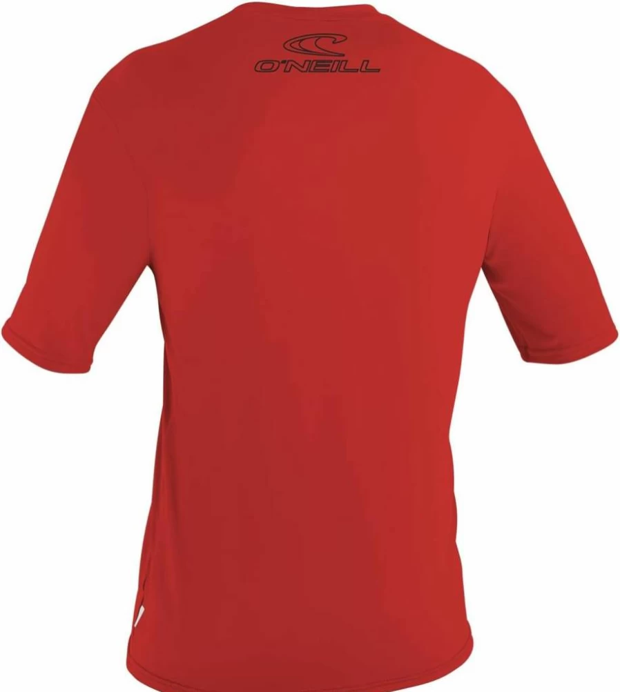 O'Neill Men's 50+ UPF Sun Protection Short Sleeve Shirt - Basic Skins SPF Shirt for Swimming & Outdoor Activities