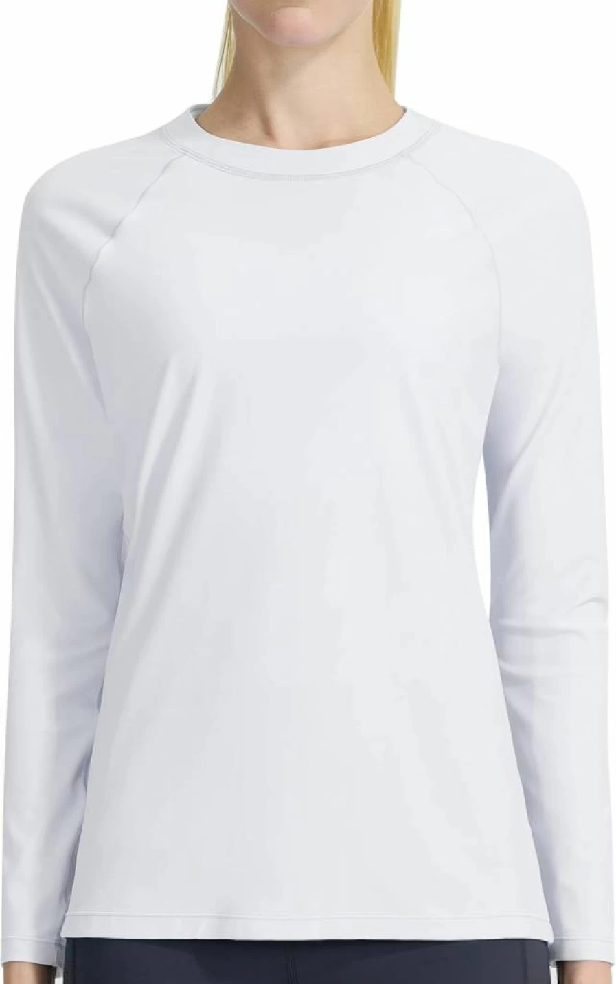 KPSUN Women's UPF 50+ Long Sleeve Rash Guard Swim Shirt - Sun Protection Quick Dry Surfing Top for Beach & Swimming