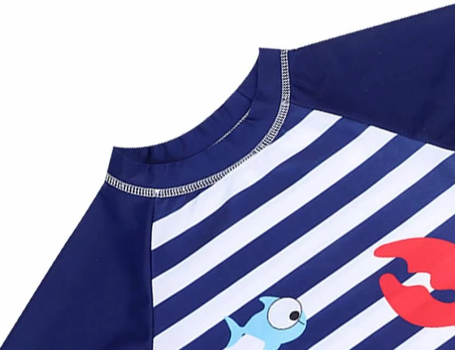 YAGATA Boys Dinosaur Swim Set - 2T-3T Short Sleeve Swimsuit for Toddlers, Cute Bathing Suit for Summer Water Play