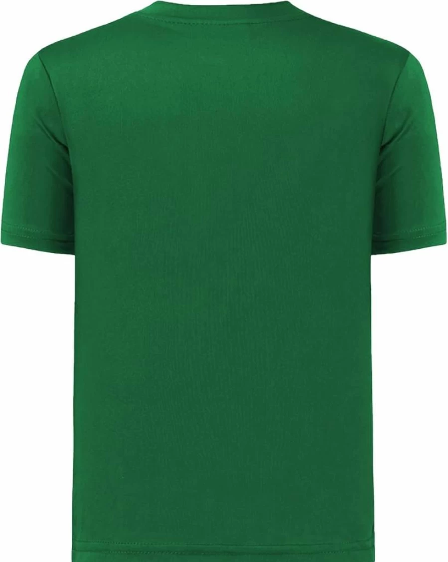 QBK Kids UPF 50+ Dry Fit Rash Guard Shirt - Neon Youth Athletic Short Sleeve T-Shirt for Boys & Girls Sports