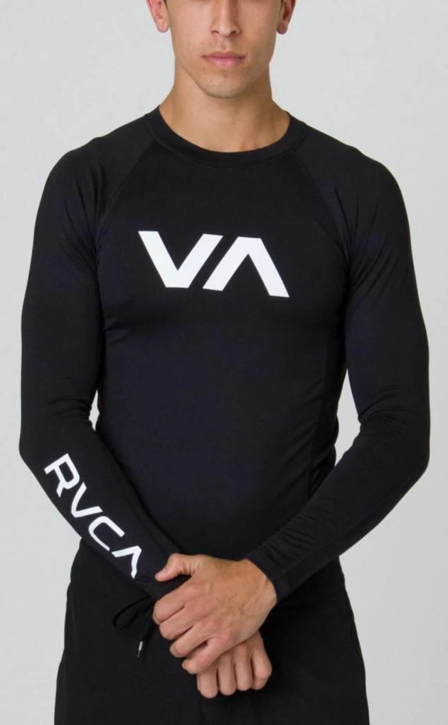 RVCA Men's Performance VA Rashguard - UPF Sun Protection, Quick-Dry Swim Shirt for Surfing & Water Sports
