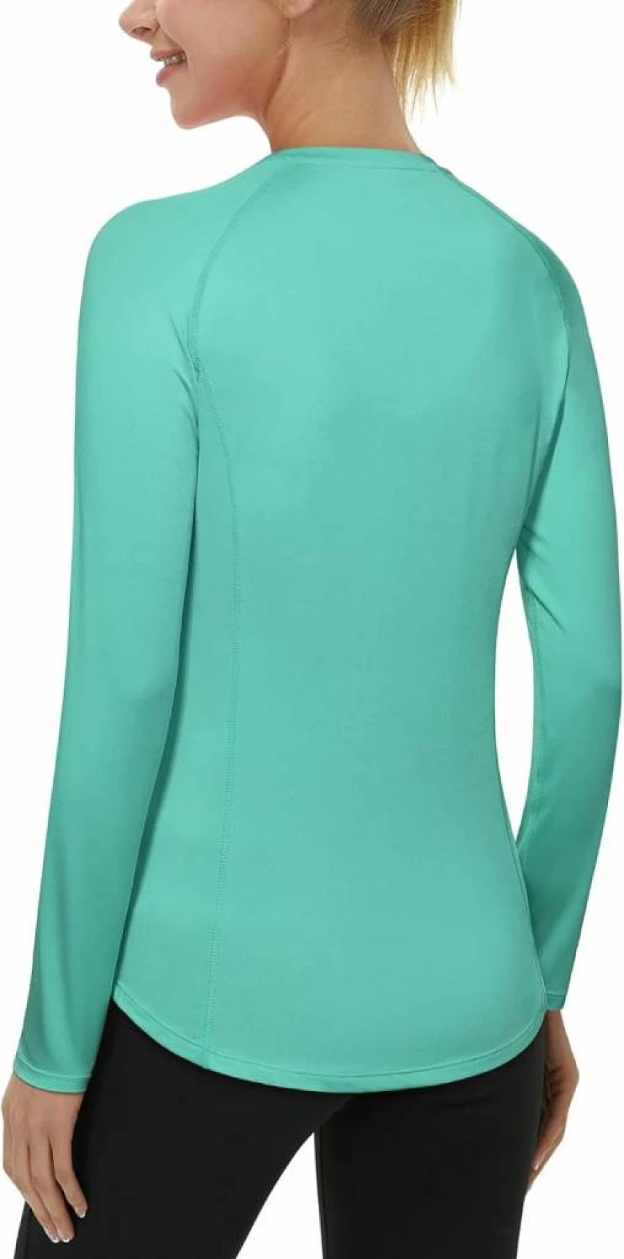 Roadbox Women's UPF 50+ Long Sleeve Rash Guard Swim Shirt for Sun Protection & Workout