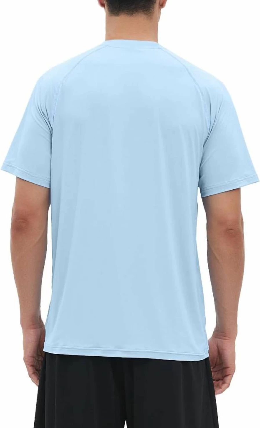 Riverruns Men's UPF 50+ Sun Protection Quick Dry Rash Guard Swim Shirt - Short Sleeve Fishing & Swimming T-Shirt #1014
