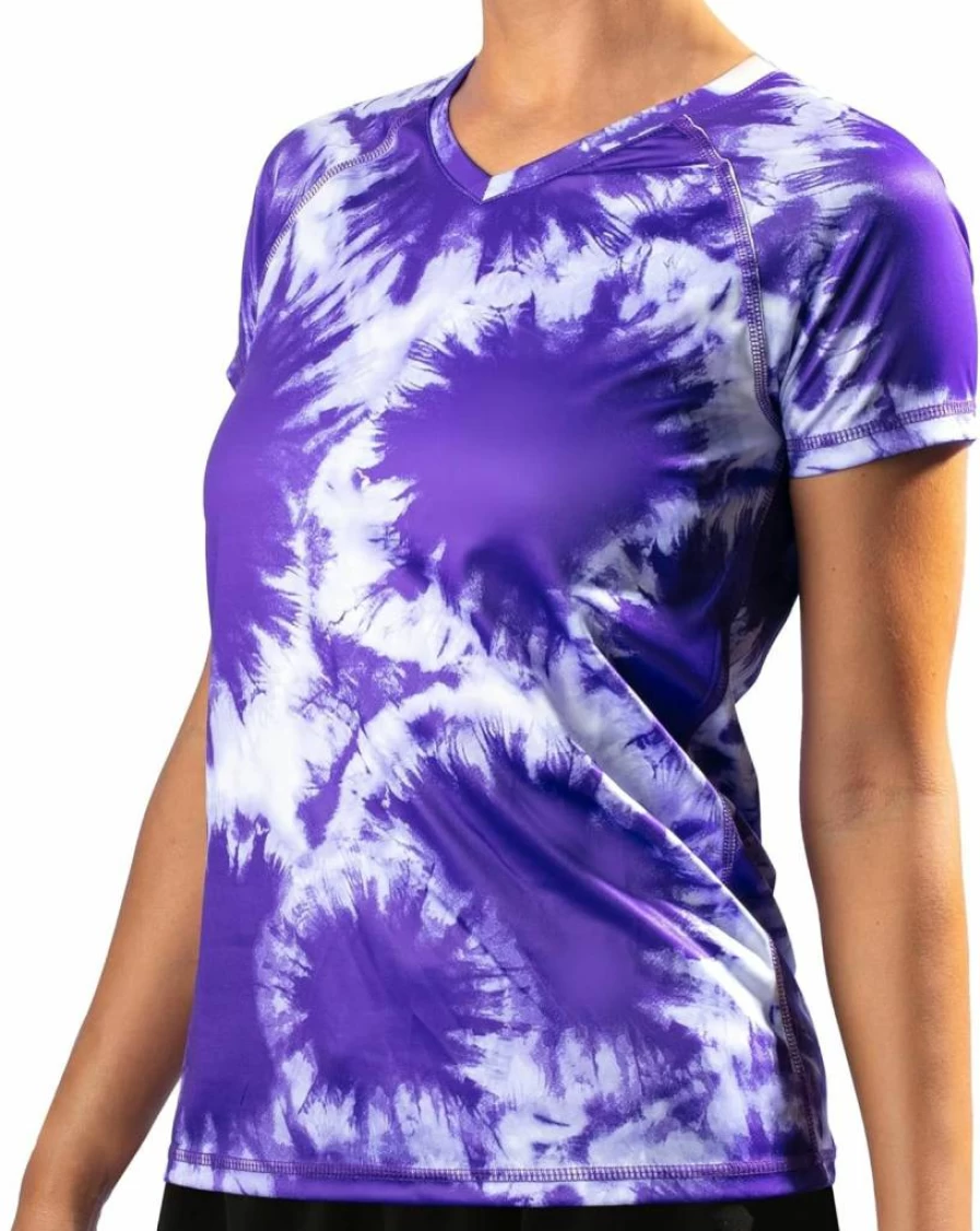 Kanu Surf Women's UPF 50+ Rashguard Swim Shirt - Short Sleeve Active Workout Top for Swimming & Sun Protection