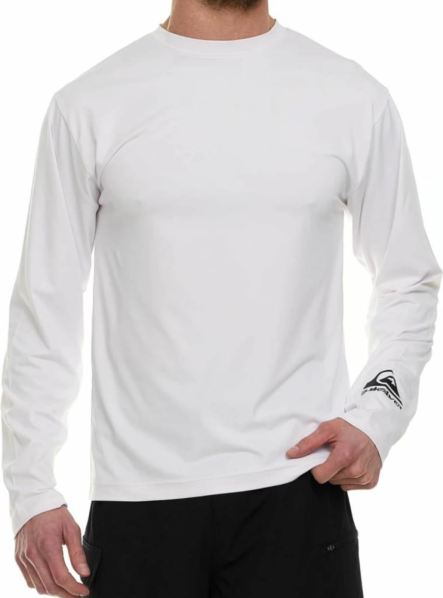 Quiksilver Men's UPF 50+ Rash Guard - Big & Tall Long/Short Sleeve Swim Shirt for Sun Protection