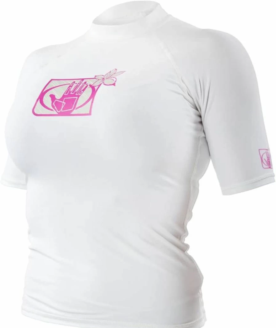 Body Glove Women's Basic Fitted Short Sleeve Rashguard UPF 50+ Swim Shirt for Sun Protection