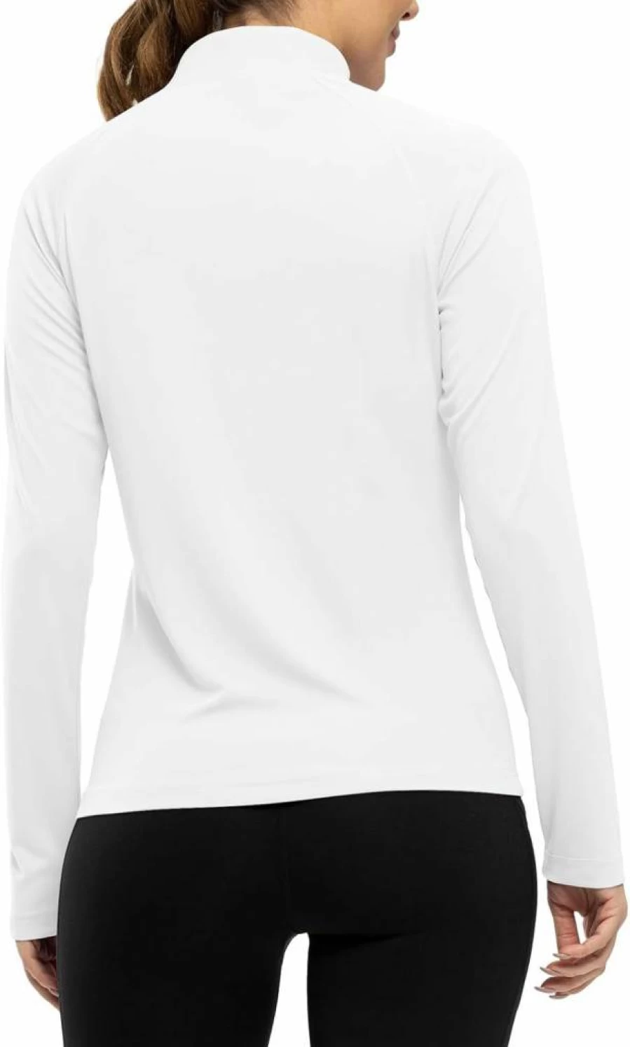 TBMPOY Women's UPF 50+ Sun Protection Shirt Long Sleeve Quick Dry Lightweight Outdoor Active Wear with Zipper