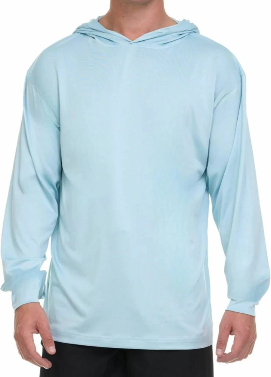Billabong Men's Big & Tall UPF 50+ Long Sleeve Hooded Rash Guard Swim Shirt for Sun Protection