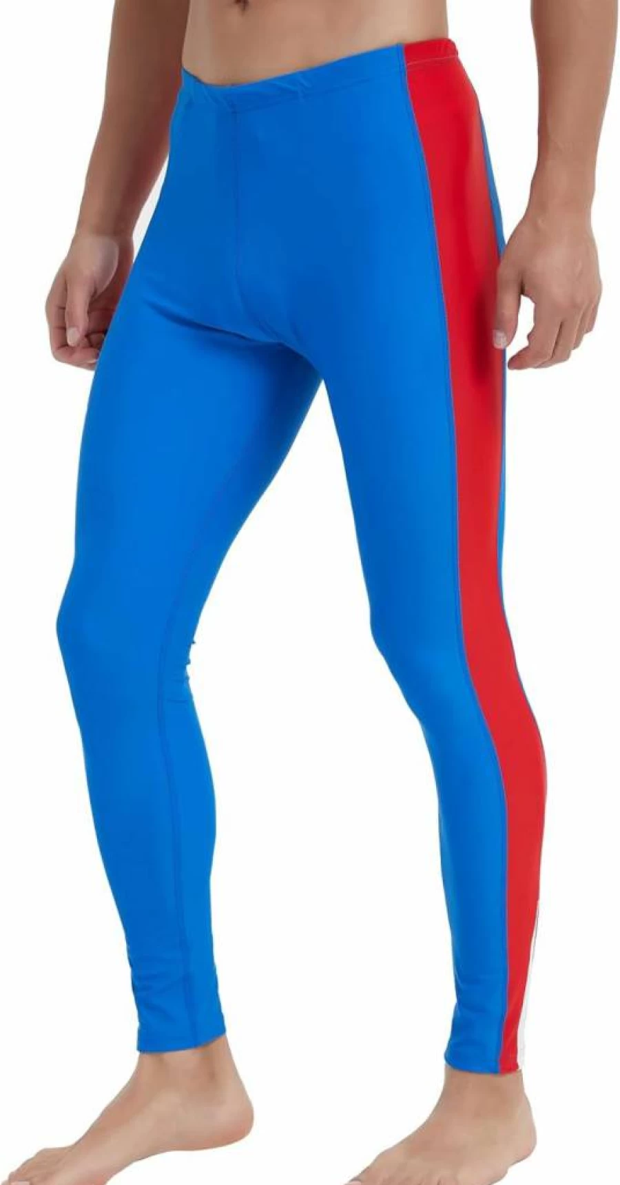 Ubestyle UPF 50+ Men's Sun Protective Swim Tights - Quick-Dry Surfing Leggings & Beach Water Pants for Active Wear