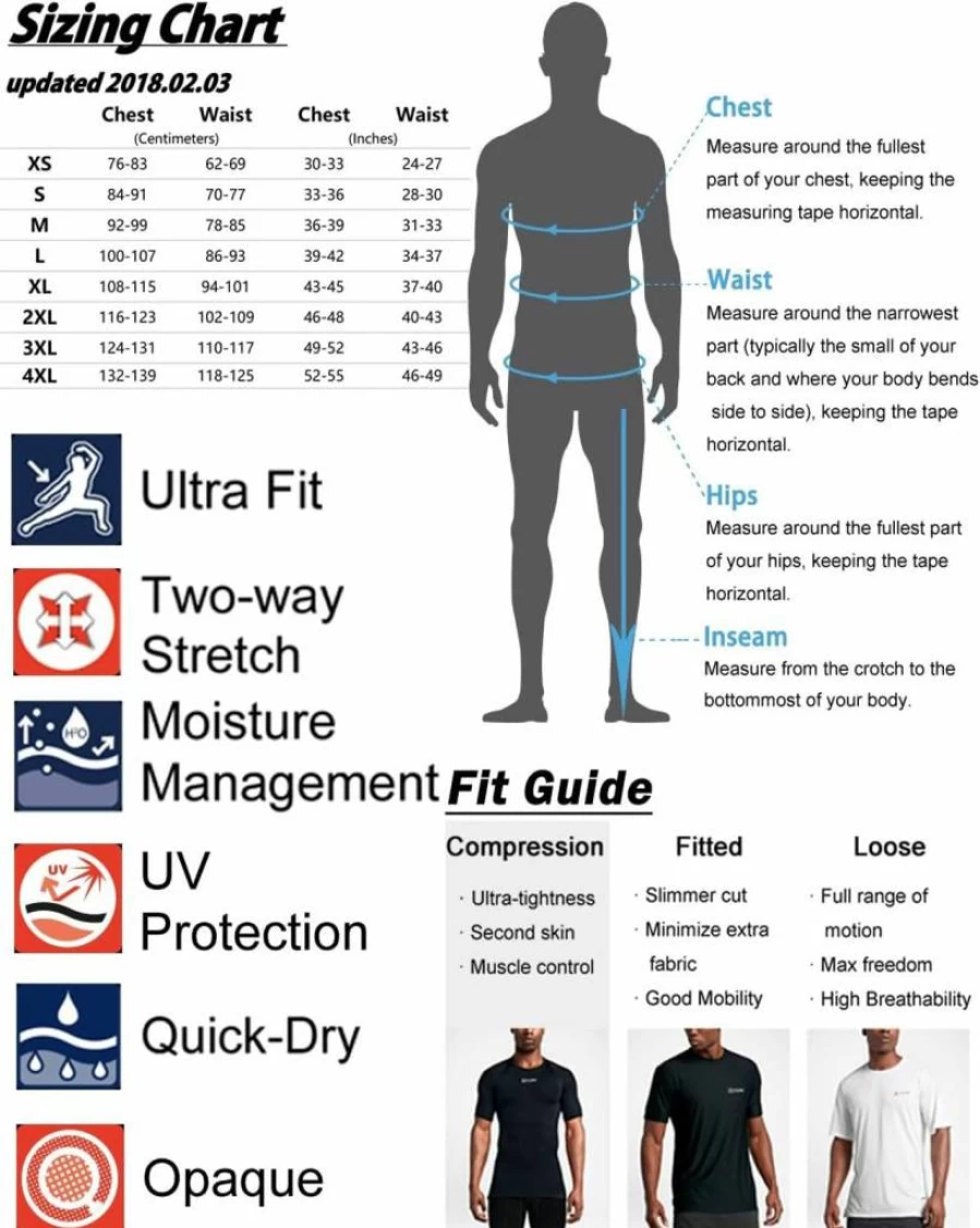 HUGE SPORTS Men's UPF 50+ Long Sleeve Rash Guard Swim Shirt for UV Sun Protection