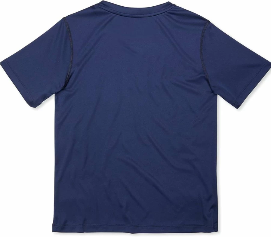Speedo Boys' UV Protection Swim Shirt Short Sleeve Graphic Tee for Swimming