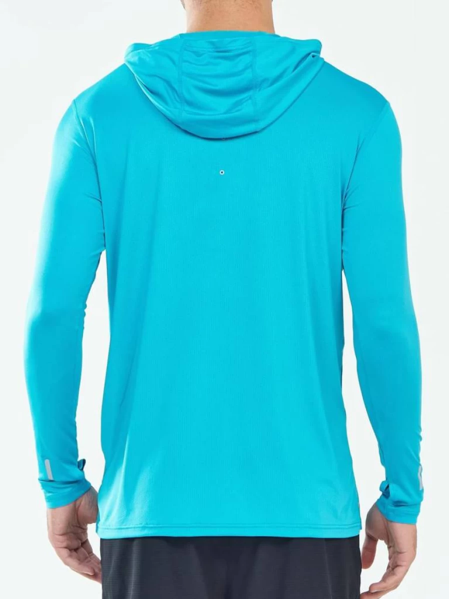 NORTHYARD Men's UPF 50+ Sun Protection Hoodie - Lightweight Long Sleeve UV Rash Guard for Swimming, Fishing & Outdoor Activities