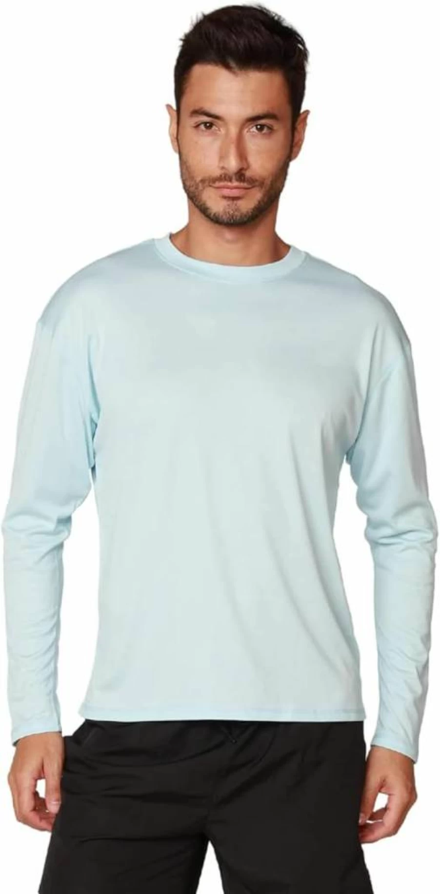 INGEAR Men's UPF 50+ Sun Protection Swim Shirt Long Sleeve Rash Guard for Swimming & Surfing