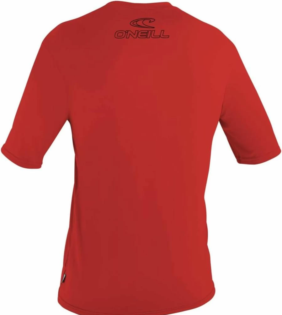 O'Neill Kids UPF 50+ Sun Protection Short Sleeve Shirt - Youth Basic Skins Swim Top