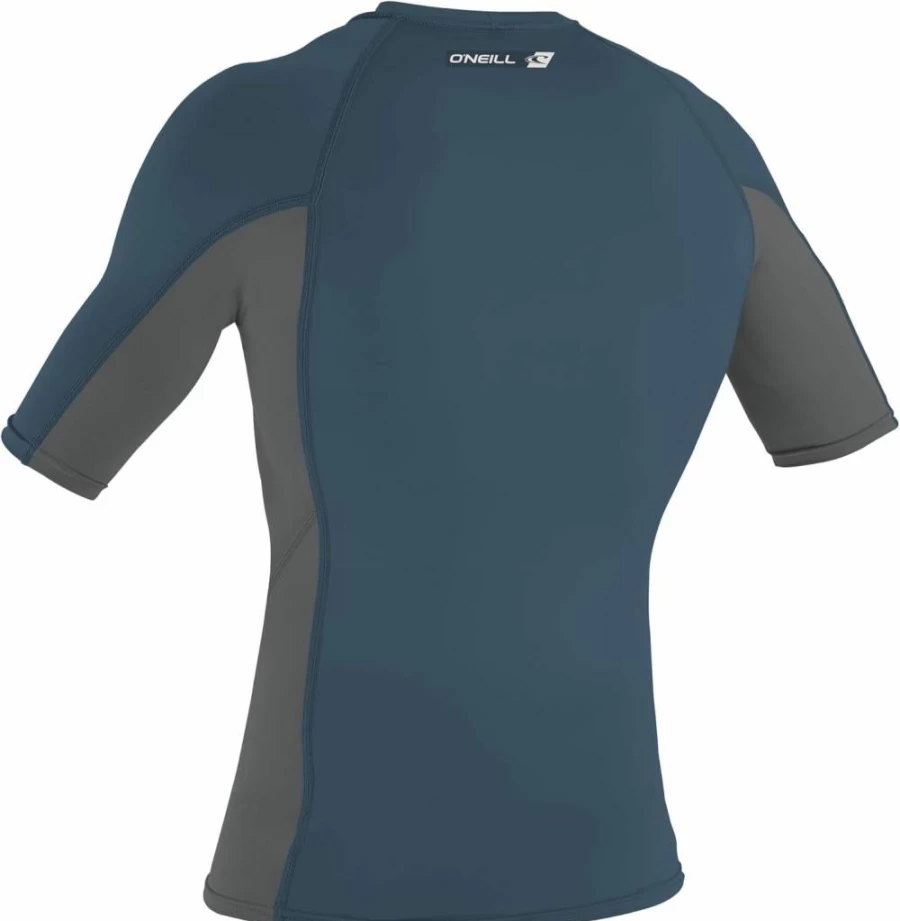 O'Neill Men's Premium Skins Short Sleeve Rash Guard - UPF Sun Protection Swim Shirt