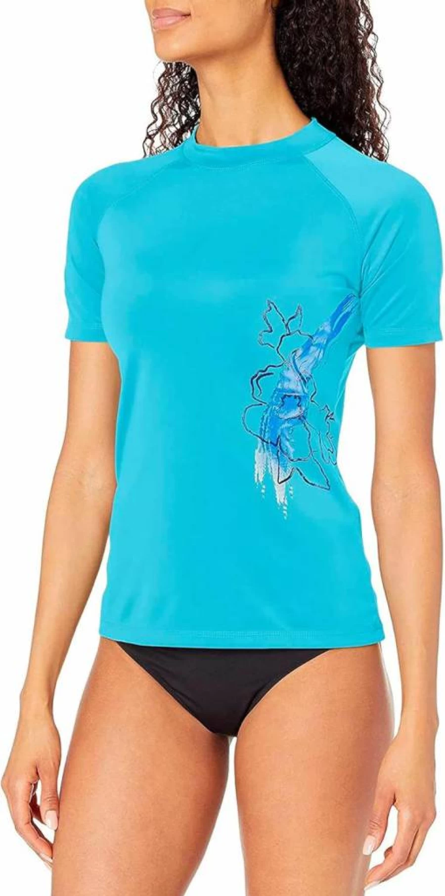Kanu Surf Women's Marina UPF 50 Rashguard - Short Sleeve Active Swim Shirt & Workout Top for Sun Protection