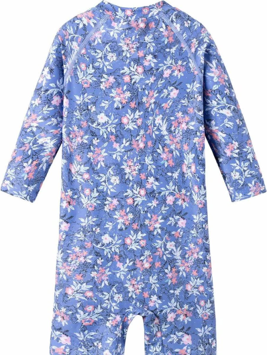 UMELOK Baby Girl Rash Guard Swimwear UPF 50+ Sun Protection One-Piece Bathing Suit for Infant & Toddler