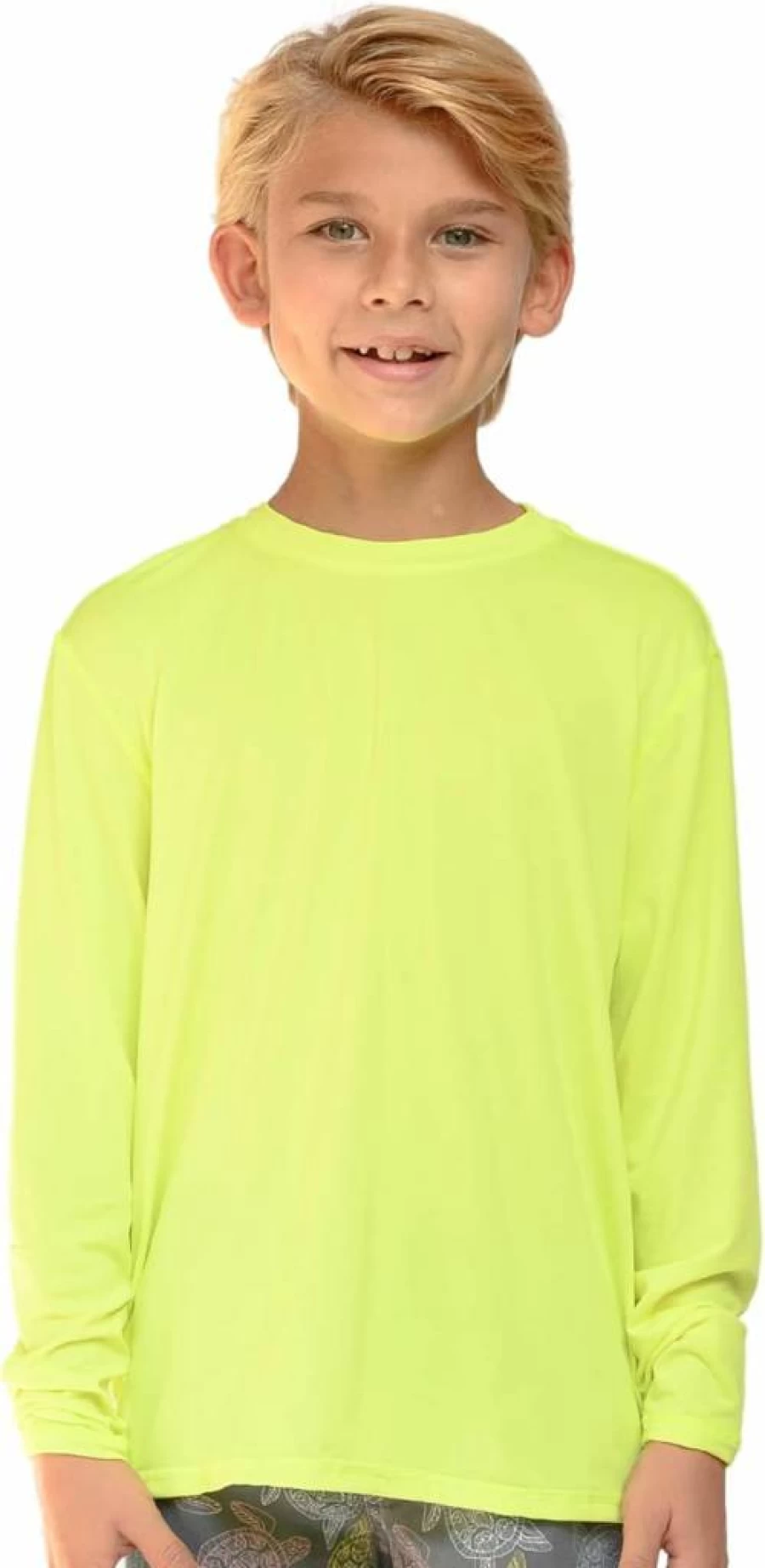 INGEAR Boys' UPF 50+ Sun Protection Swim Shirt - Quick Dry Rash Guard for Swimming, Surfing & Beach - Lightweight UV Shirt Sizes XS-XL