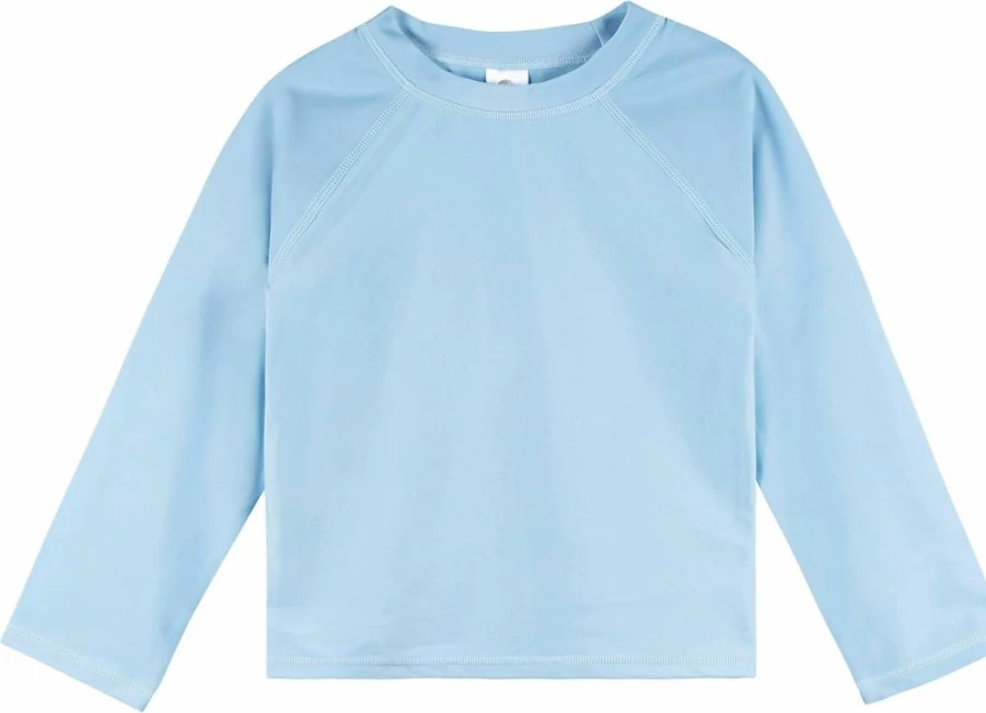 Gerber Unisex Baby UPF 50+ Rashguard Swim Shirt Long Sleeve Sun Protection Toddler Swimwear