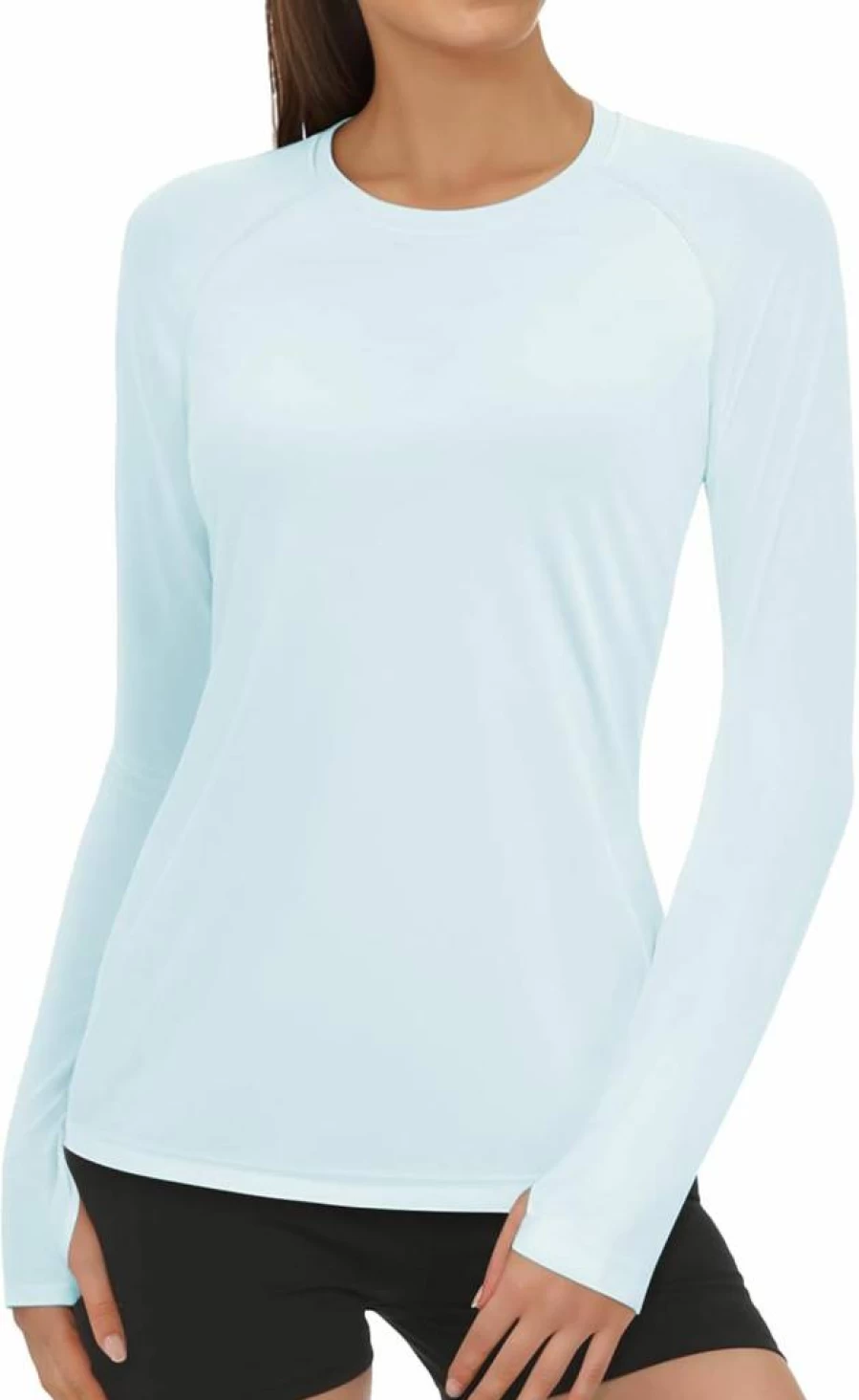 AURUZA Women's UPF50+ Long Sleeve Rash Guard - Quick Dry UV Protection Shirt for Swimming, Hiking & Workouts