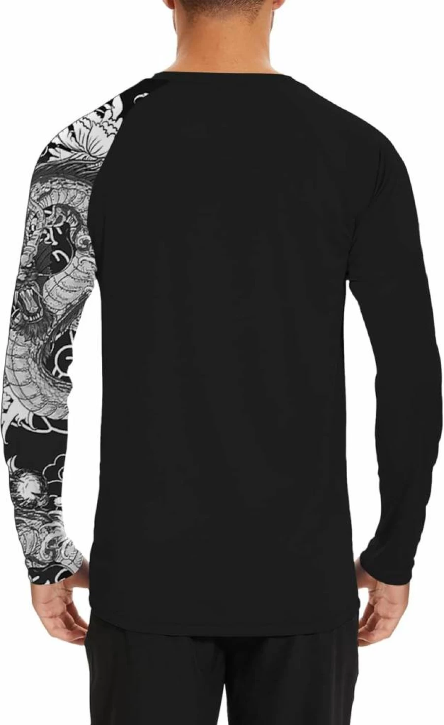 TOIUUI Men's UPF 50+ Sun Protection Long Sleeve Rash Guard - SPF Fishing & Surfing Shirt for Swim, Beach, Outdoor Activities Qyy24024