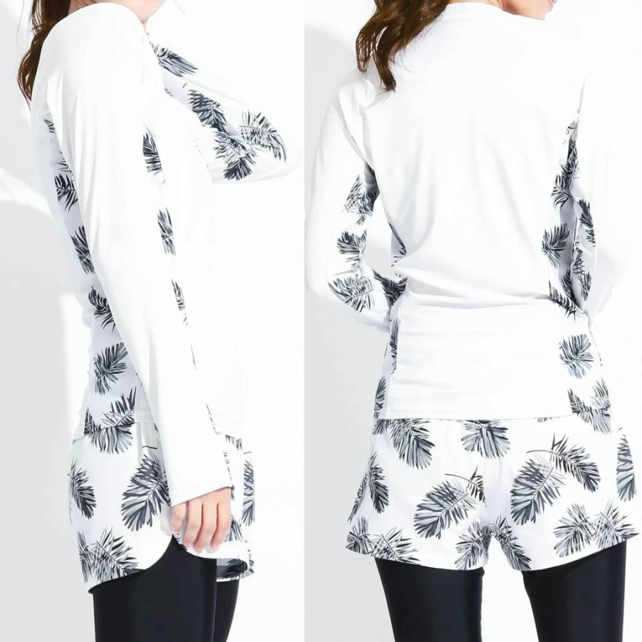 Actleis UPF 50+ Women's Long Sleeve Swim Shirt - Sun Protective Rash Guard for Swimming & Water Sports