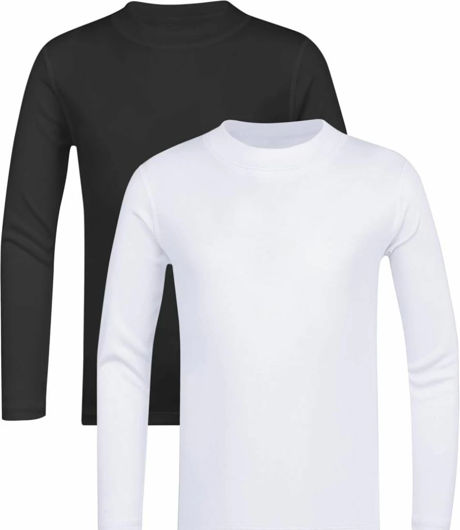 Runceptual Kids UPF 50+ Sun Protection Long Sleeve Rash Guard - Moisture Wicking UV Shirt for Boys & Girls Athletic Swim & Outdoor Activities