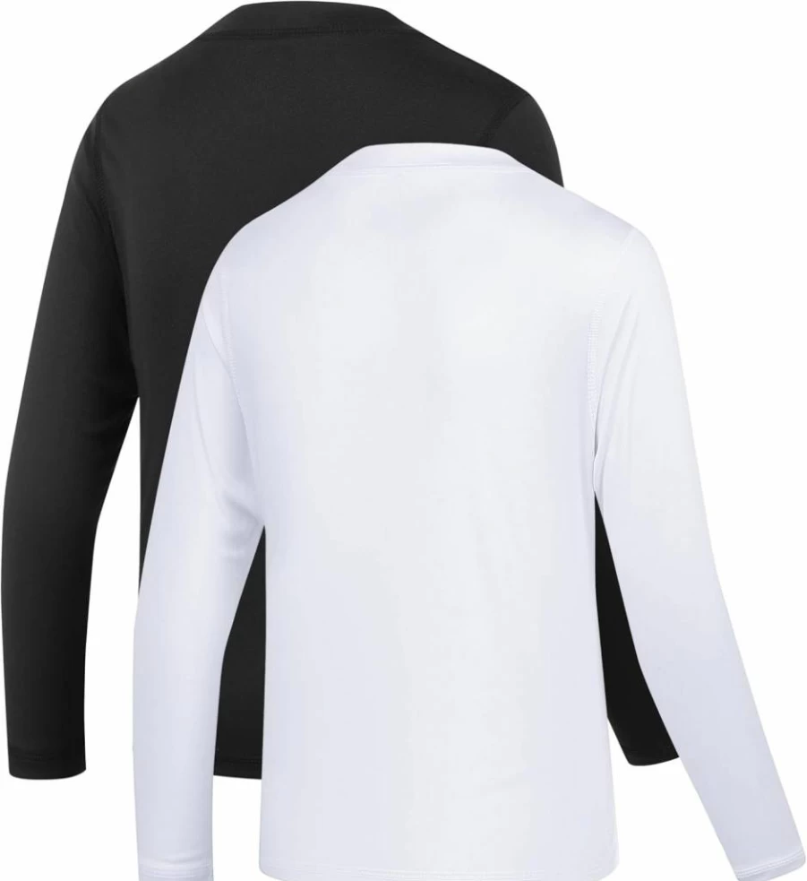 Runceptual Kids UPF 50+ Sun Protection Long Sleeve Rash Guard - Moisture Wicking UV Shirt for Boys & Girls Athletic Swim & Outdoor Activities