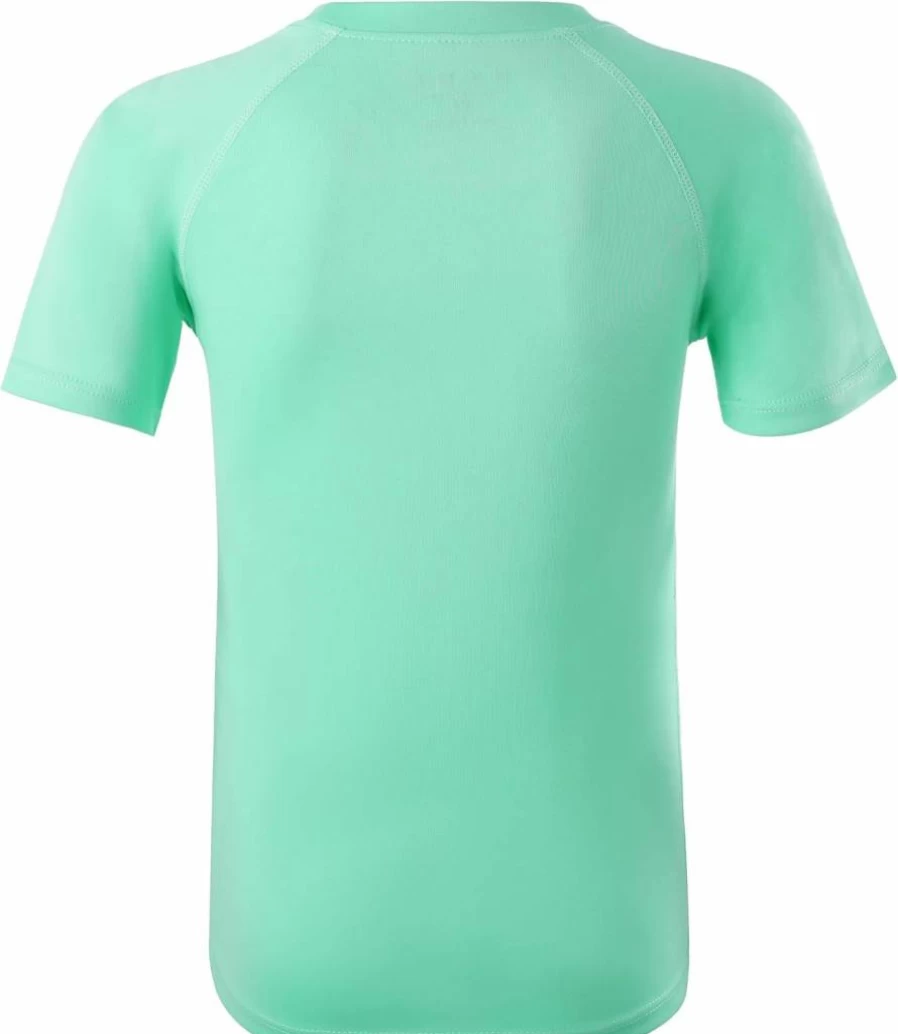 Roadbox UPF 50+ Kids Rash Guard Swim Shirt - Boys Quick Dry Sun Protection Short Sleeve Swimwear