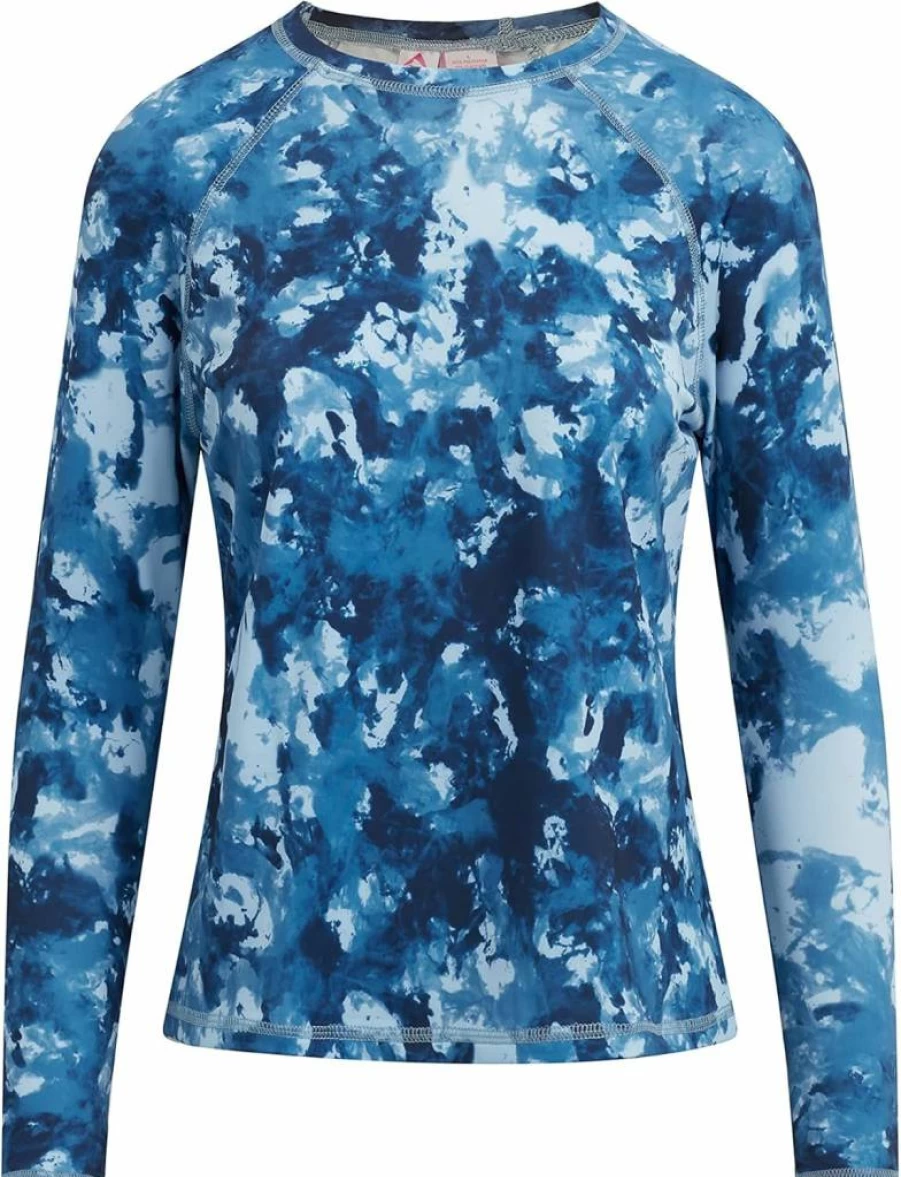 Kanu Surf Women's Seafoam Blue Long-Sleeve UPF 50 Rashguard - X-Small Miranda Surf Shirt