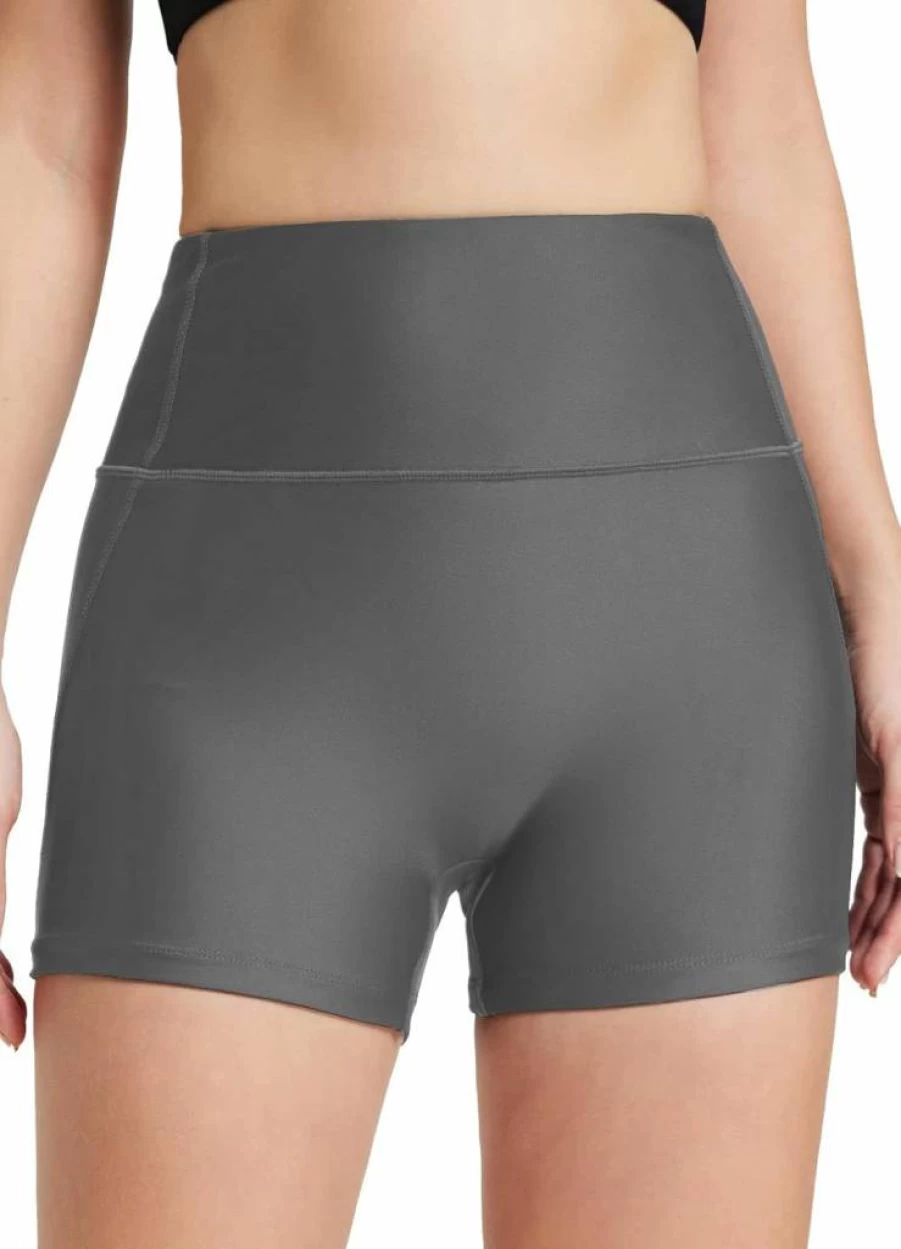 Baleaf Women's High Waisted Swim Shorts 3"/5"/6"/8" Tummy Control UPF 50+ Modest Swimwear Board Shorts Bottoms