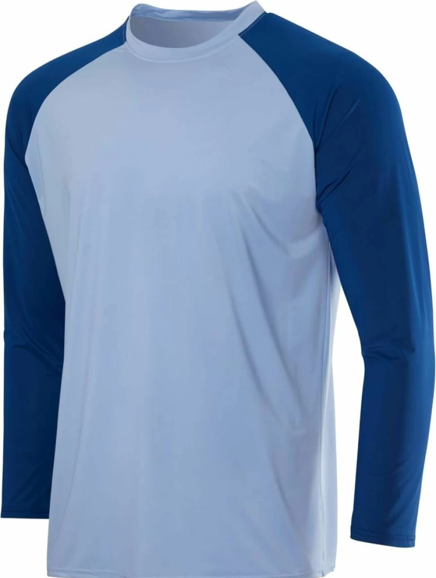 Real Essentials Boys UPF 50+ Sun Protection Long Sleeve Rash Guard Swim Shirt 4-Pack Surf Swimwear Set