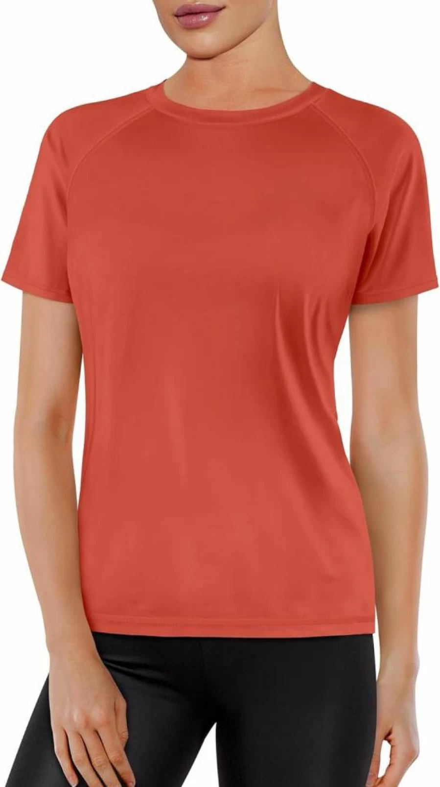 CHARMSHE Women's UPF 50+ UV Protection Rash Guard Swim Shirt - Lightweight Quick Dry Short Sleeve Sun Shirt for Swimming, Workout & Outdoor Activities