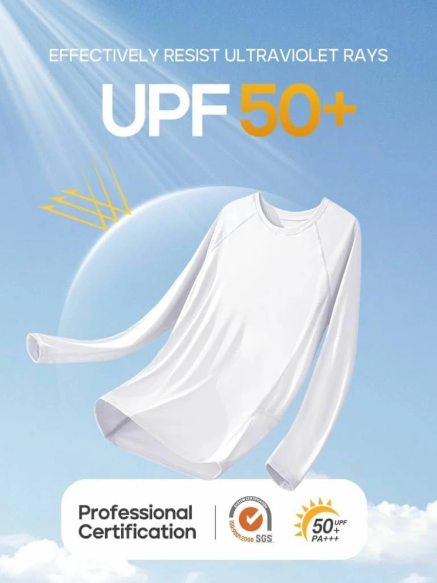 Heathyoga UPF 50+ Boys Sun Protection Swim Shirt with Hood & Long Sleeve - UV Rash Guard for Kids