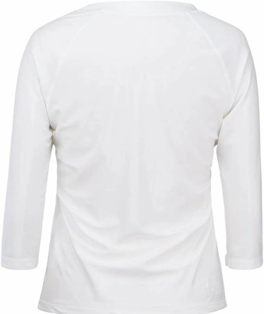 UV SKINZ Women's UPF 50+ V-Neck Rashguard Swim Shirt - Sun Protective Swim Top & Modest Swim Tee