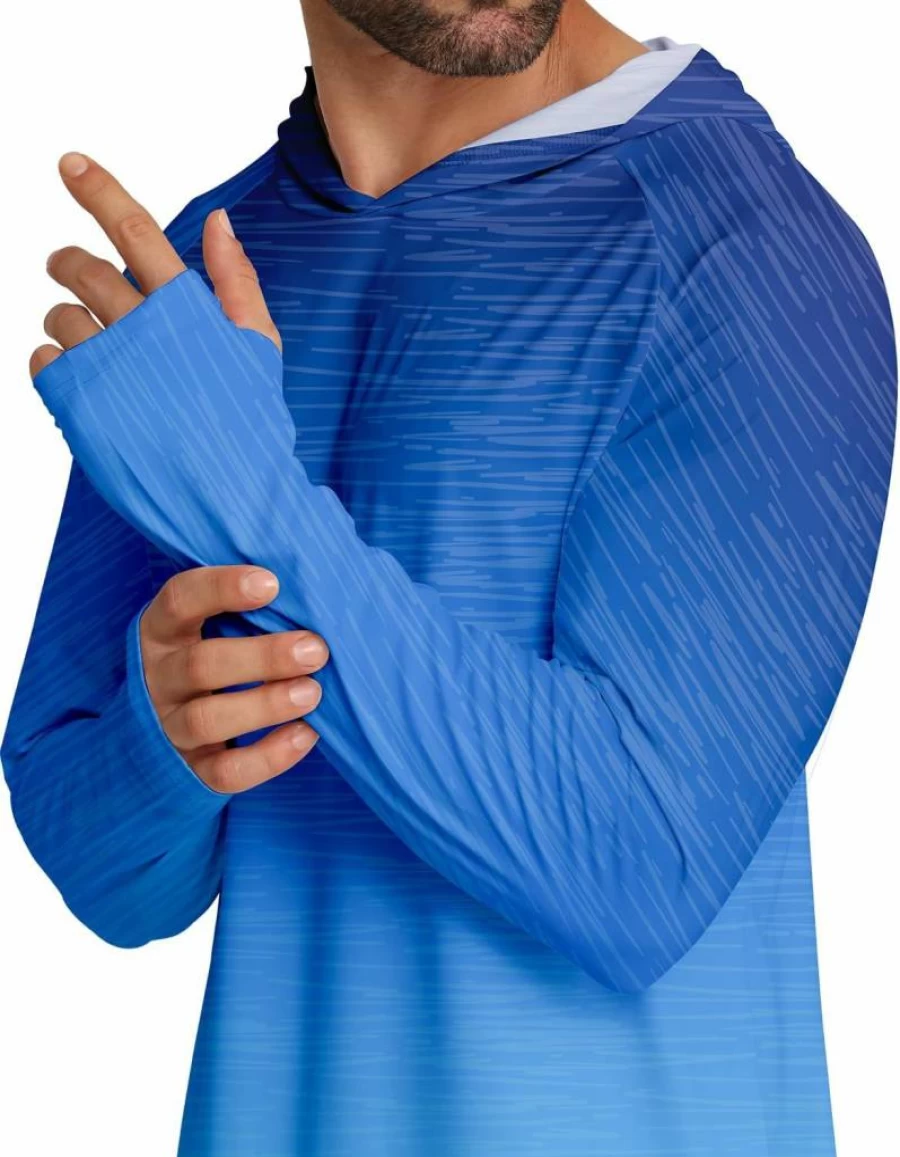 APTRO Men's UPF 50+ Sun Protection Hoodie - Long Sleeve UV Fishing Shirt & Rash Guard for Outdoor Activities