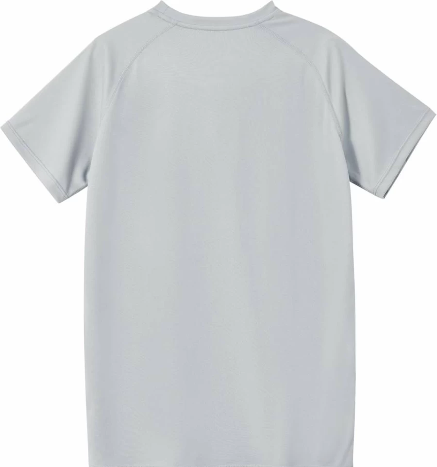 Willit Boys UPF 50+ Sun Protection Swim Shirt - Quick Dry Short Sleeve Rash Guard for Youth Swimming, Surfing & Fishing