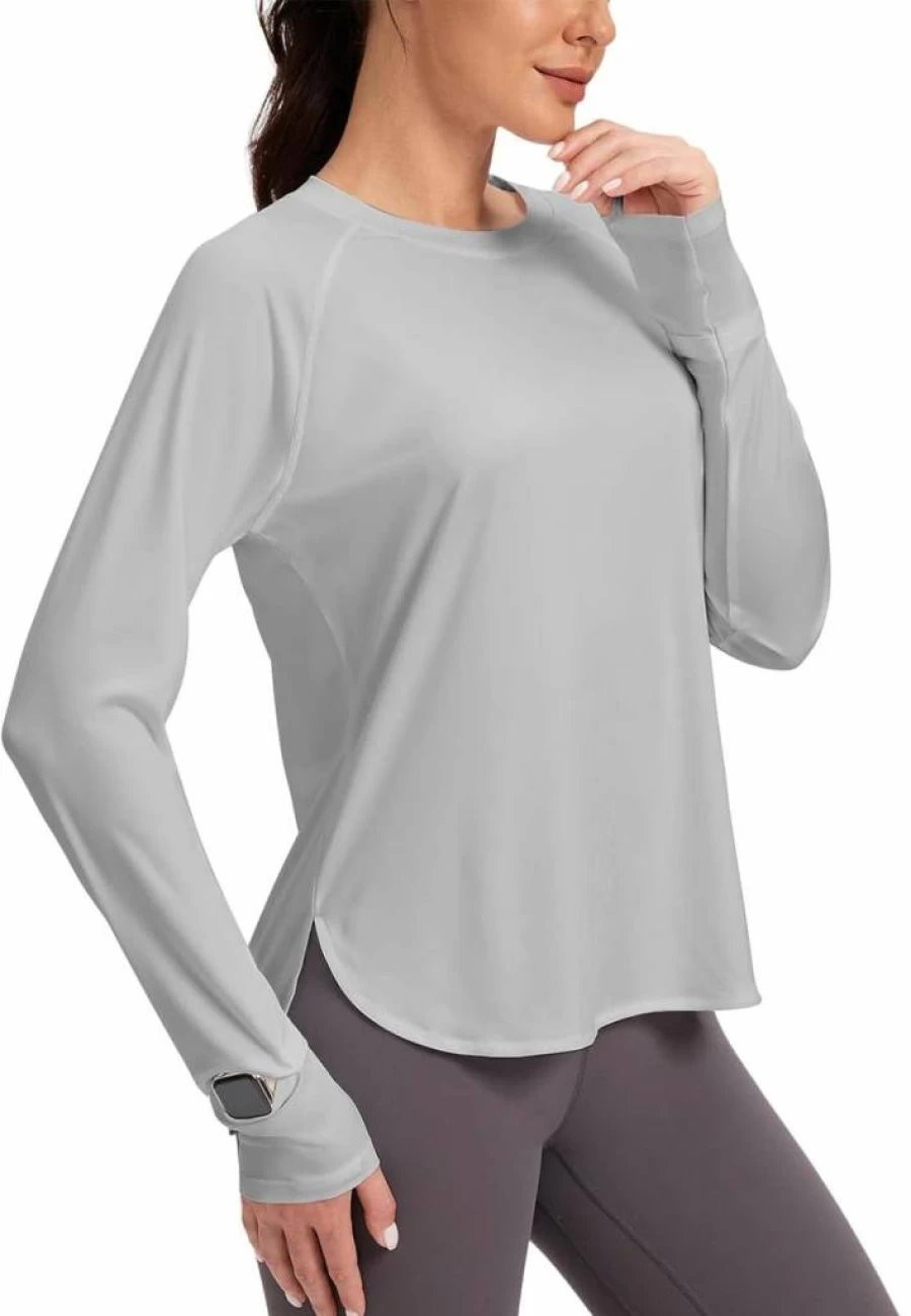 Seamaid Women's UPF 50+ Long Sleeve Sun Shirt - Lightweight Quick Dry UV Protection Top for Outdoor Hiking & Beach