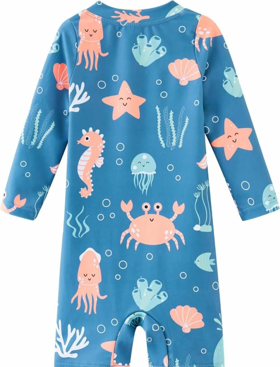 UMELOK UPF 50+ Baby Boy Rash Guard Swimwear Sun Protection Swim Suit