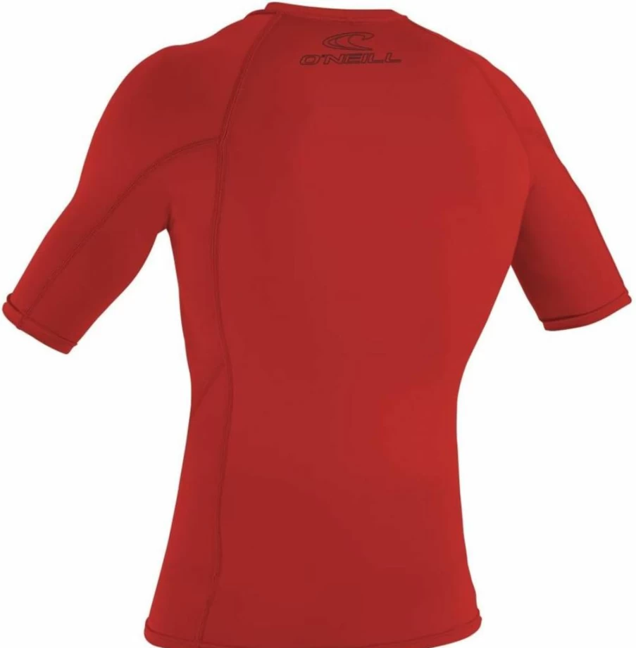O'Neill Men's UPF 50+ Short Sleeve Rash Guard - Basic Skins Sun Protection Swim Shirt