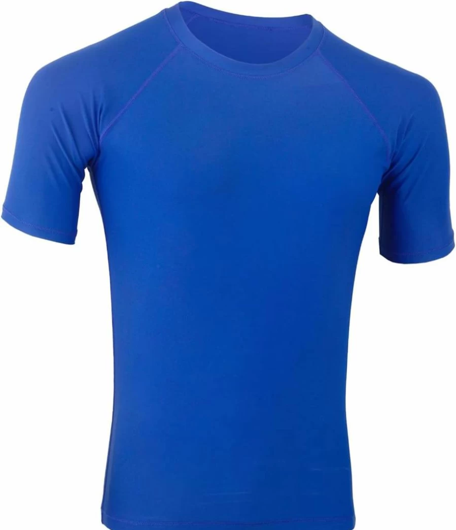 ROAR-INT Men's UPF 50+ Rash Guard Shirt - Compression Swim Top for Swimming, MMA, Yoga, Fishing & Outdoor Sports