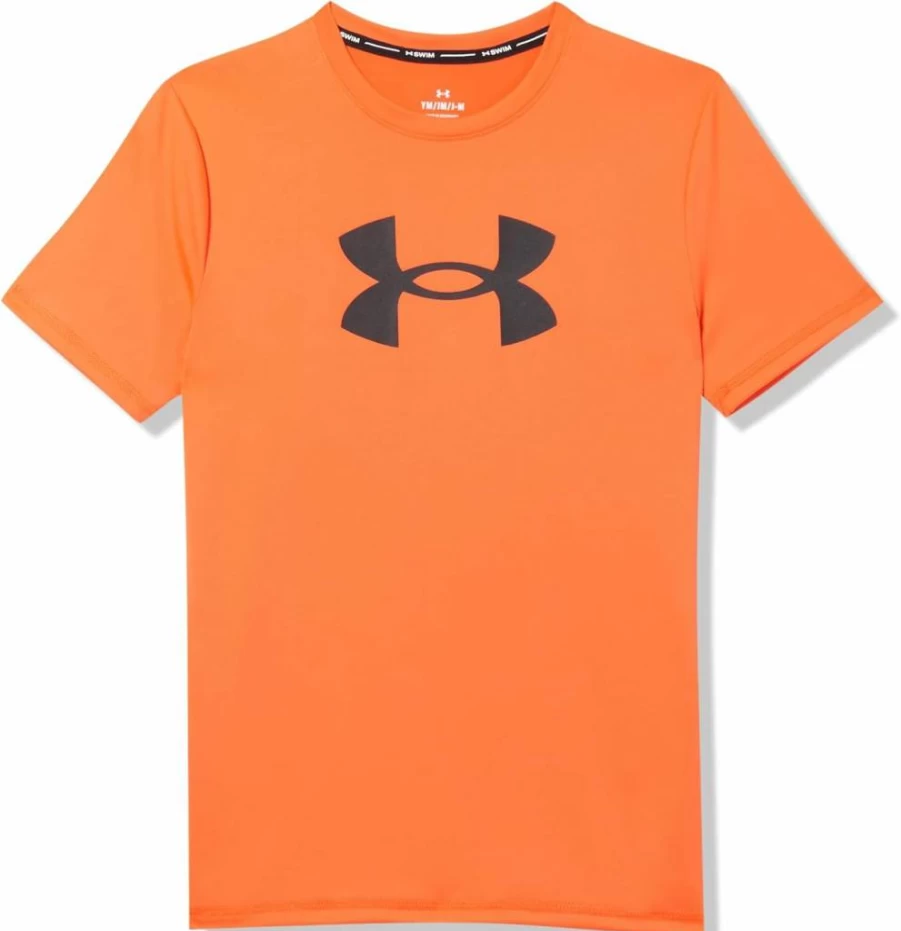 Under Armour Boys' UPF 40+ Sun Protection Swim Shirt, Quick-Dry Rash Guard with Saltwater Resistance