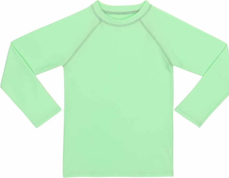 KAKU NANU Boys UPF 50+ Long Sleeve Swim Shirt Rash Guard for Kids Sun Protection