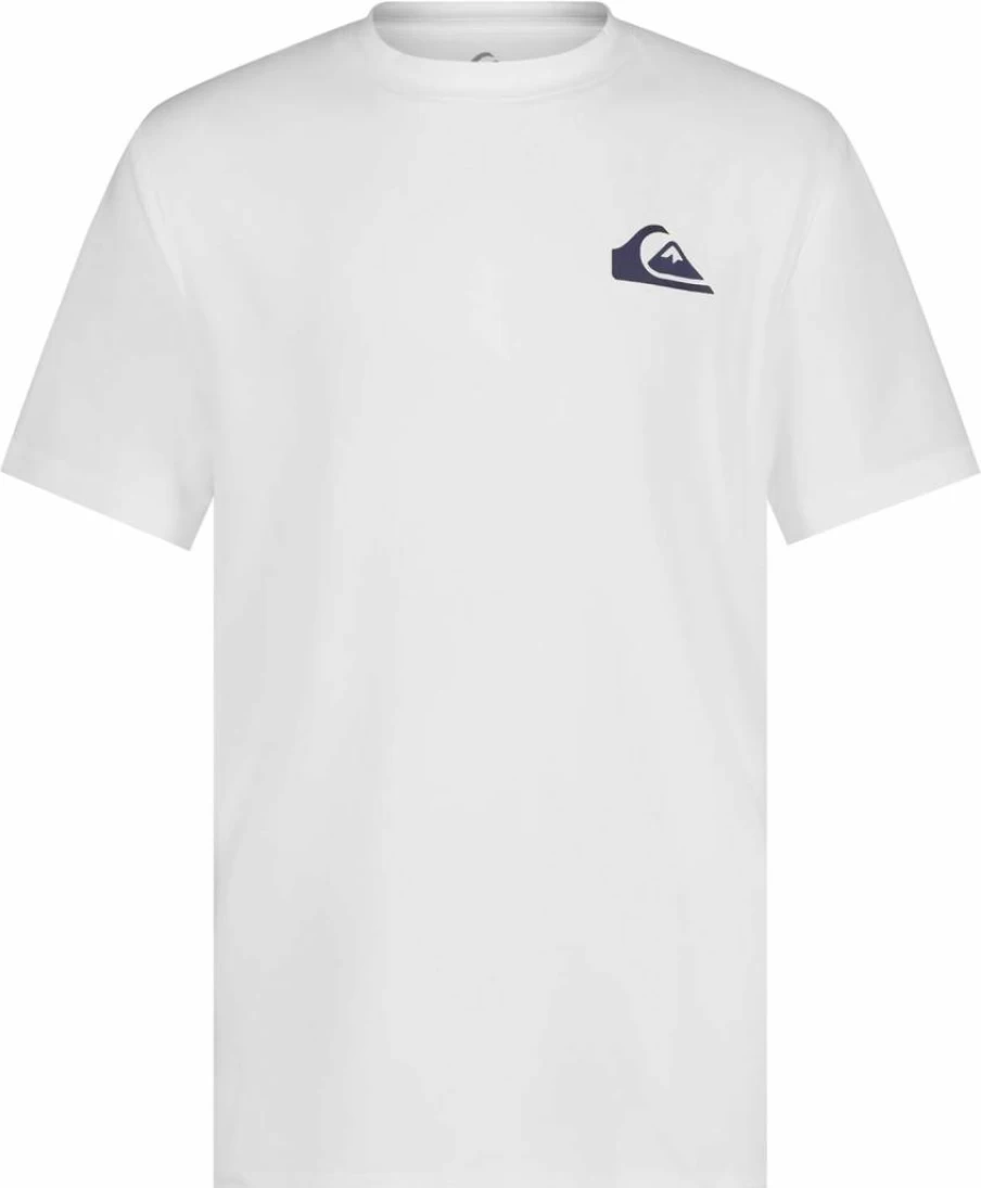 Quiksilver Boys' UPF 50+ Sun Protection Short Sleeve Rashguard Surf Shirt for Kids Swim & Beach