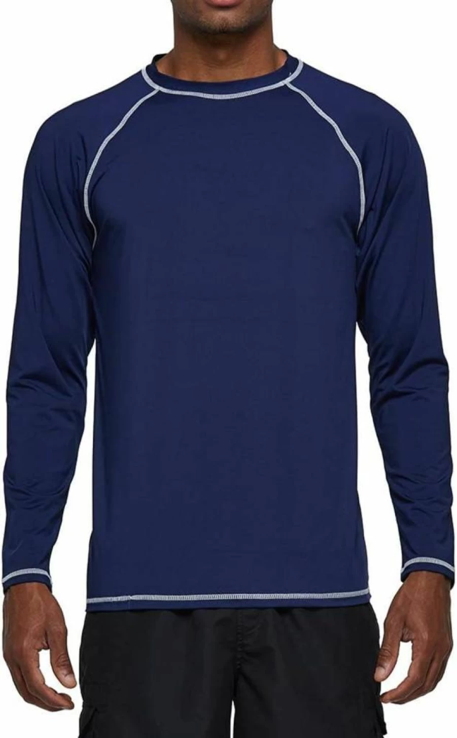 FREDRM Men's UPF 50+ Sun Protection Long Sleeve Rash Guard Shirt for Swimming, Surfing, Fishing & Outdoor Activities