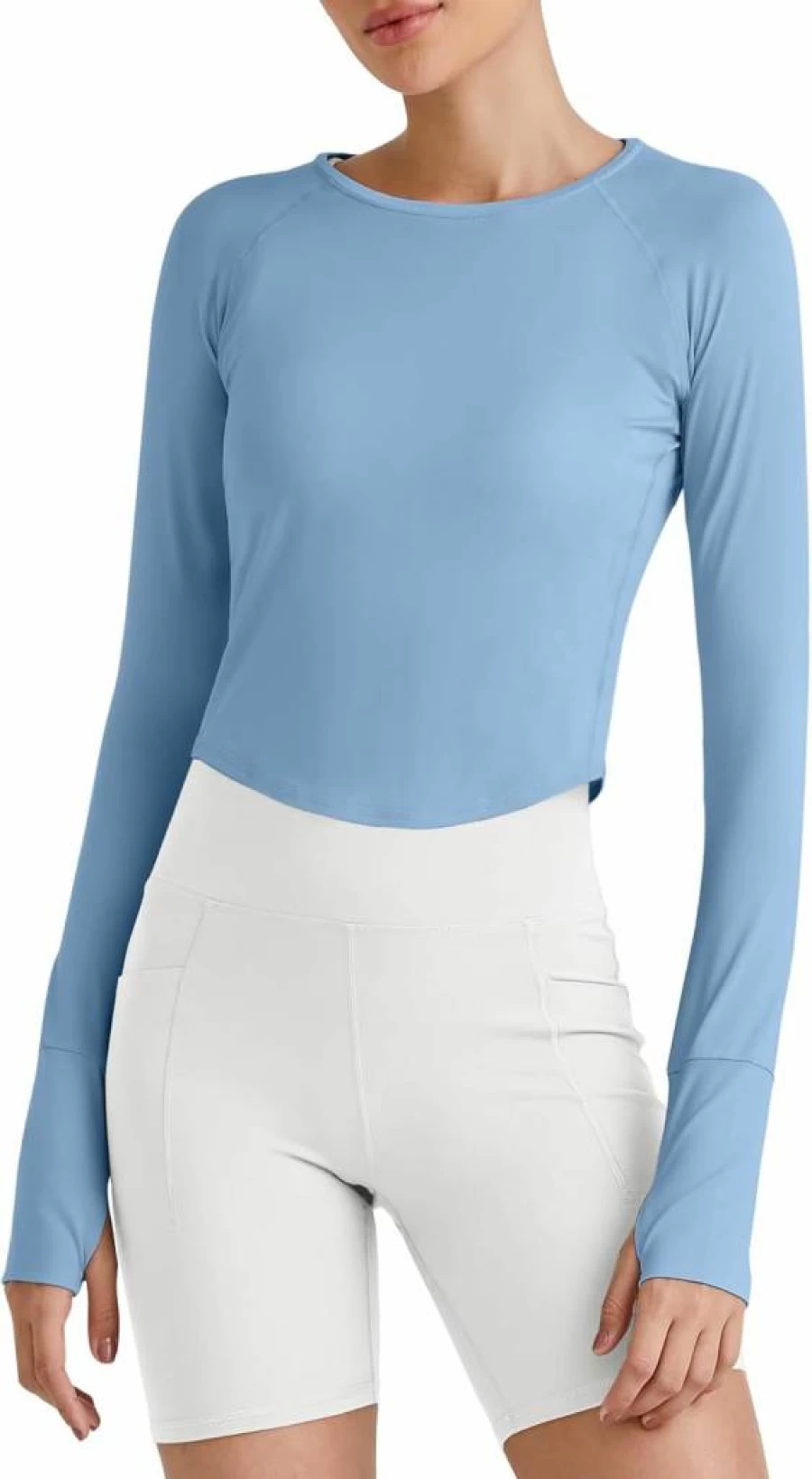 G4Free Women's UPF 50+ Long Sleeve Rash Guard - Lightweight UV Protection Sun Shirt for Workout, Hiking & Athletic Activities